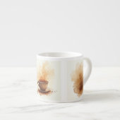 Kaffee befleckt espressotasse (Vorderseite Rechts)