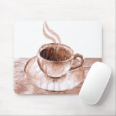 Kaffee befleckte Mausunterlage Mousepad (Mit Mouse)