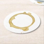 Kaffee befleckte Untersetzer (Angewinkelt)