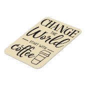 Kaffee beginnt lange mit Kaffee Magnet (Linke Seite)