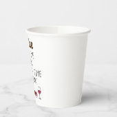 Kaffee Behalte mir, bis zu seiner Zeit Wein zu tri Pappbecher (Links)