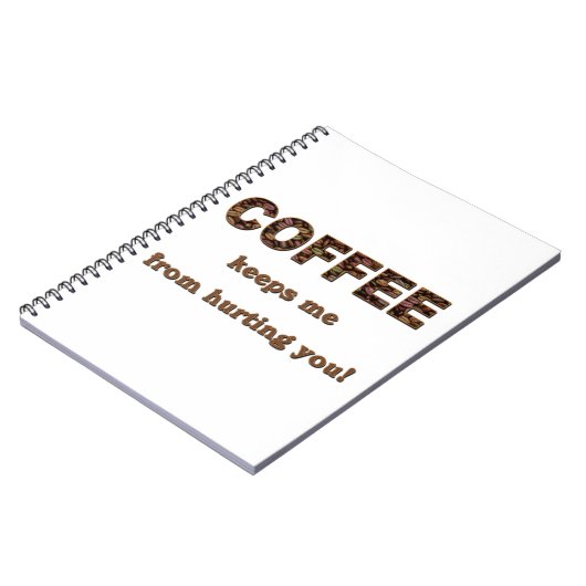 KAFFEE BEHALTE MIR... NOTIZBLOCK (Linke Seite)