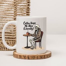 Kaffee Behalte mir Skeletton-Tasse Kaffeetasse