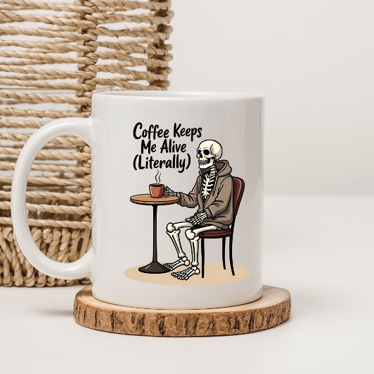 Kaffee Behalte mir Skeletton-Tasse Kaffeetasse