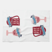 Kaffee Behalte mir zu gehen Geschirrtuch (Horizontal)