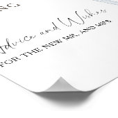 Kaffee - Beratung und Wünsche für Neugeborene Poster (Ecke)