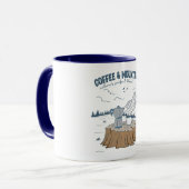 Kaffee & Berge Tasse (Vorderseite Links)