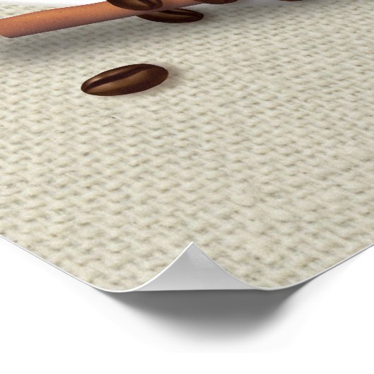 Kaffee Beulenposter Kunst Poster (Ecke)