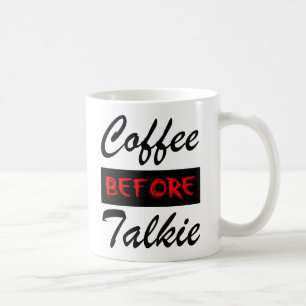 Kaffee bevor Rederei Lustiger Becher Kaffeetasse