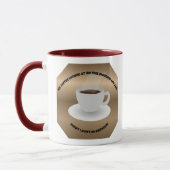 Kaffee bewirkt keine Wunder Tasse (Links)