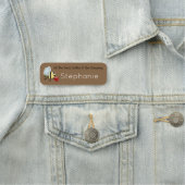 Kaffee-Biene Namensschild (Beispiel)