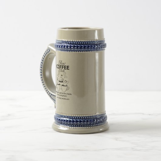 Kaffee Bierglas (Vorderseite Links)