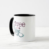 Kaffee bis Weinkaffee Tasse (Vorderseite Links)