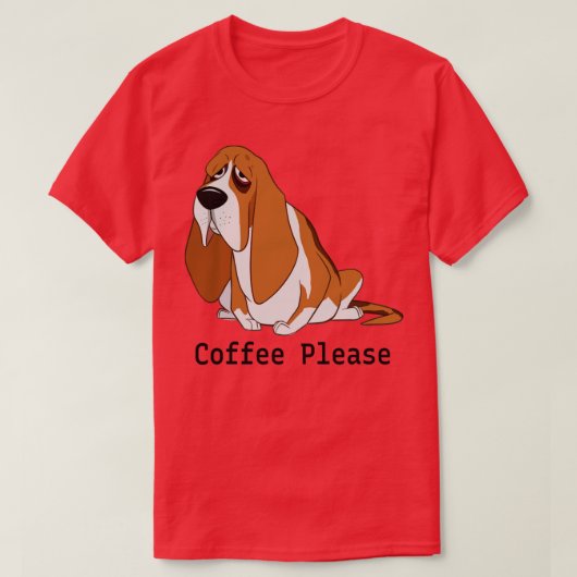 Kaffee bitte1 T-Shirt (Design vorne)