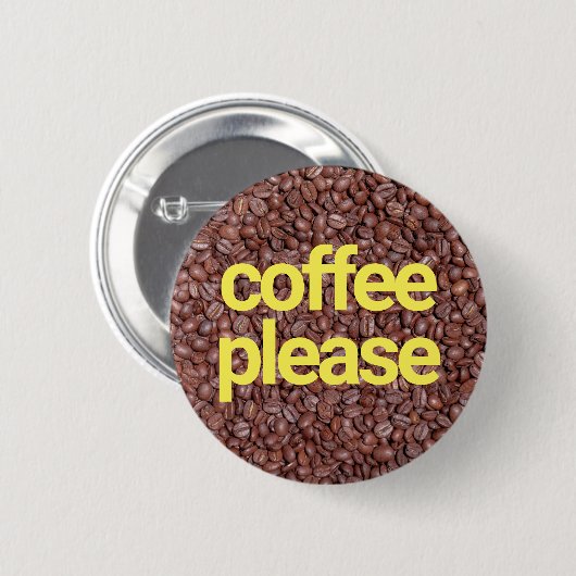 Kaffee bitte button (Vorne & Hinten)
