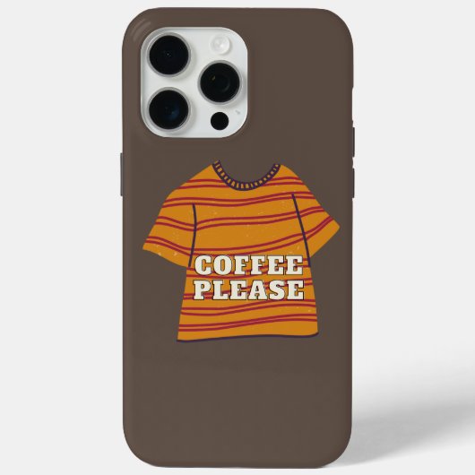 Kaffee bitte Case-Mate iPhone hülle (Rückseite)