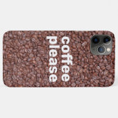 Kaffee bitte Case-Mate iPhone hülle (Rückseite (Horizontal))