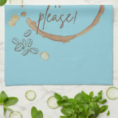 Kaffee bitte geschirrtuch (Gefaltet)