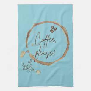 Kaffee bitte geschirrtuch