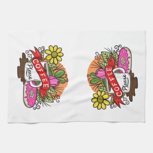 Kaffee bitte geschirrtuch (Horizontal)