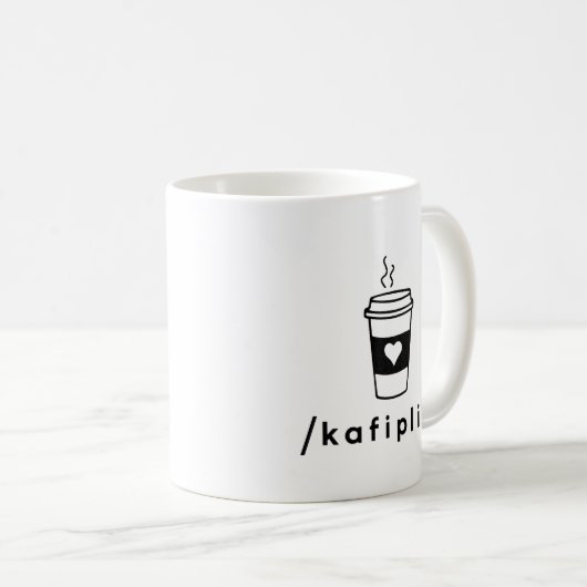Kaffee, bitte (IPA) Kaffeetasse (VorderseiteRechts)