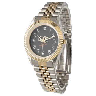 Kaffee bitte Kaffee Läden Armbanduhr