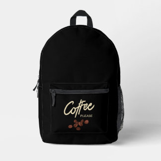 Kaffee bitte Kaffee Läden Bedruckter Rucksack