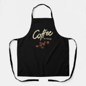 Kaffee bitte Kaffee Läden Schürze (Vorderseite)