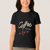 Kaffee bitte Kaffee Läden Tri-Blend Shirt (Vorderseite)
