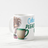 Kaffee Bitte  Kaffeetasse (Vorderseite Links)