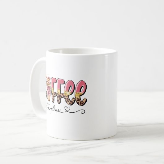 Kaffee, bitte kaffeetasse (Vorderseite Links)