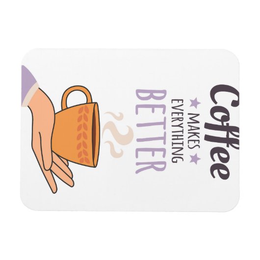 Kaffee bitte magnet (Horizontal)