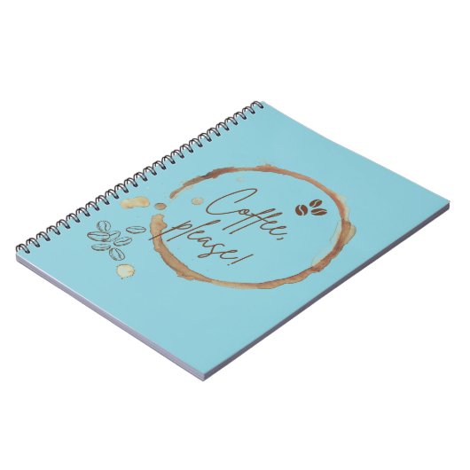 Kaffee bitte notizblock (Linke Seite)