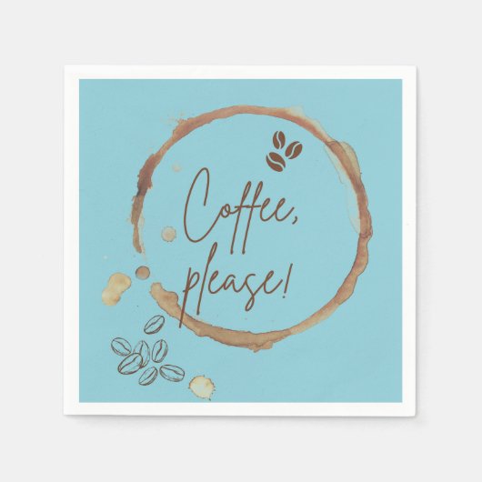 Kaffee bitte serviette (Vorderseite)
