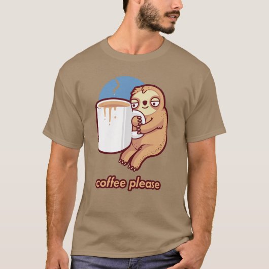 Kaffee bitte T-Shirt (Vorderseite)