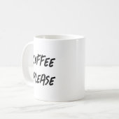 Kaffee Bitte Tasse (Vorderseite Links)