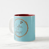 Kaffee bitte zweifarbige tasse (Vorderseite Links)