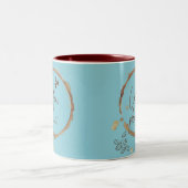 Kaffee bitte zweifarbige tasse (Mittel)