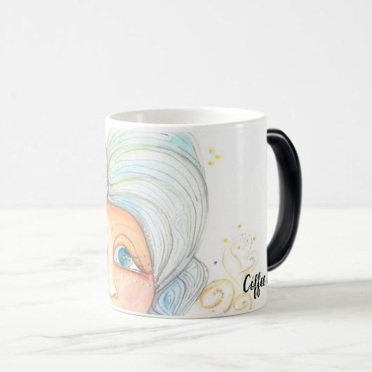 Kaffee blonder Lola Verwandlungstasse (VorderseiteRechts)