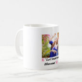 "Kaffee & Blüten" Kaffeetasse (Vorderseite Links)