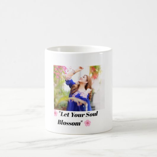 "Kaffee & Blüten" Kaffeetasse (Mittel)