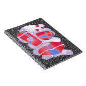 Kaffee, Boba und Kuss Notizblock (Rechte Seite)