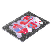 Kaffee, Boba und Kuss Notizblock (Linke Seite)