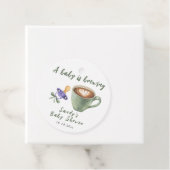Kaffee-Bogen-Schnuller-Baby-Party Geschenkanhänger (Beispiel)