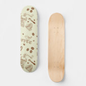 Kaffee, Bohnen, Getränke, Getränke, Koffein, Deca Skateboard (Vorderseite)