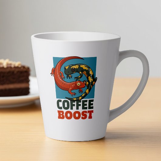 Kaffee Boost Niedlich Red & Fire Salamanders Carto Milchtasse