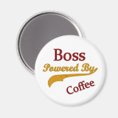 Kaffee-Boss Magnet (Vorderseite/Rückseite)