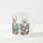 Kaffee-Bou Gruppe - mattierte Tasse (VorderseiteRechts)