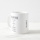 Kaffee (Bourbon) - Eine MisterP-Tasse Kaffeetasse (Vorderseite Links)