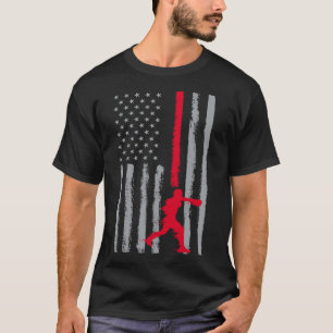 Kaffee-Boxen- Vintage-USA-amerikanische Flagge für T-Shirt